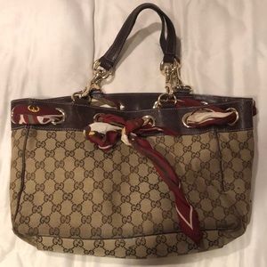 Gucci Scarf Tote
